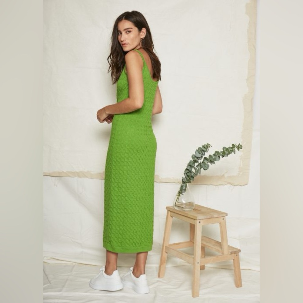 Ajaie Alaie Rio Slip Ivy Green Dress